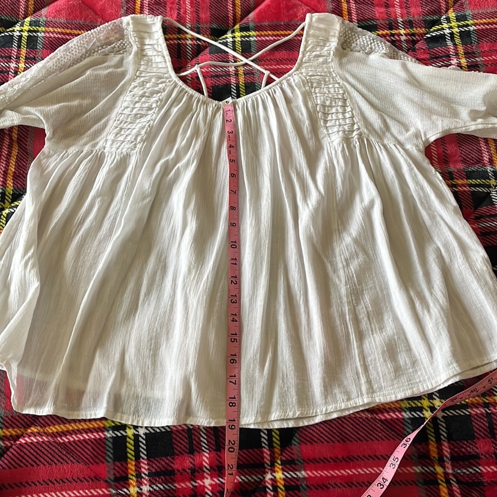 Lucky Brand White Summer Top